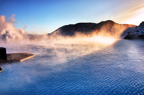 Hot Springs, like Iceland's Blue Lagoon, are one of the hottest wellness travel trends this year. 